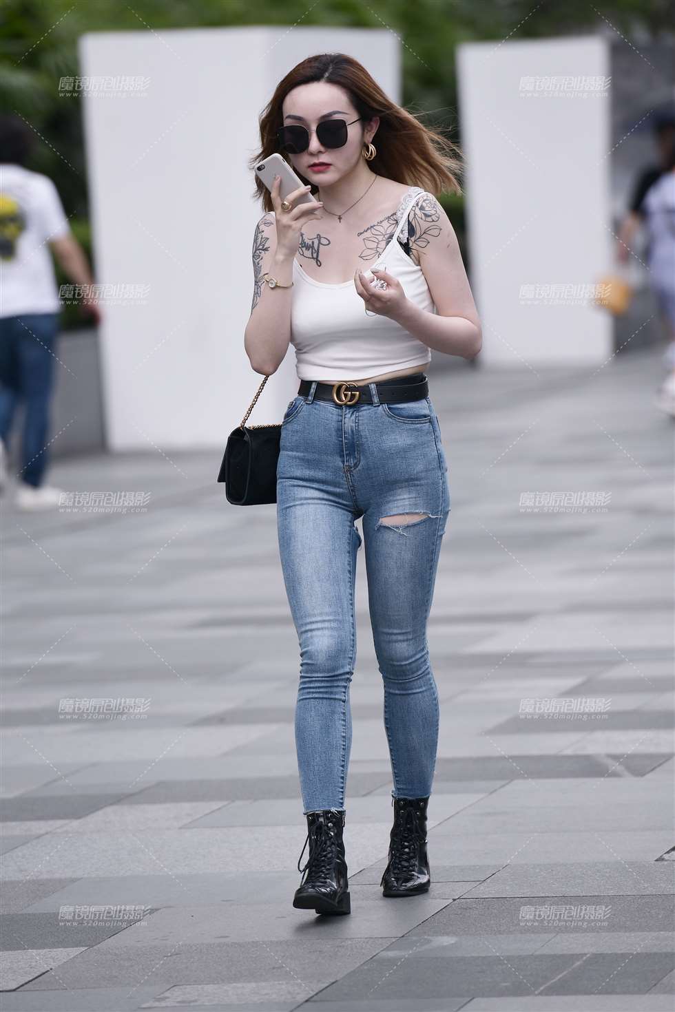 图片[4]-【慕容笙赛贴】紧身美女-街拍流行馆
