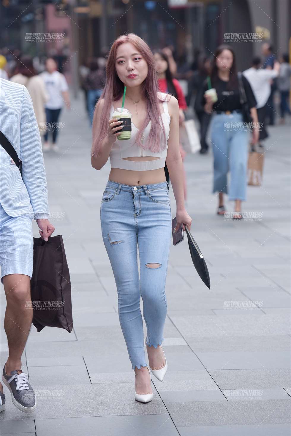 图片[5]-【慕容笙赛贴】紫色头发的美女-街拍流行馆