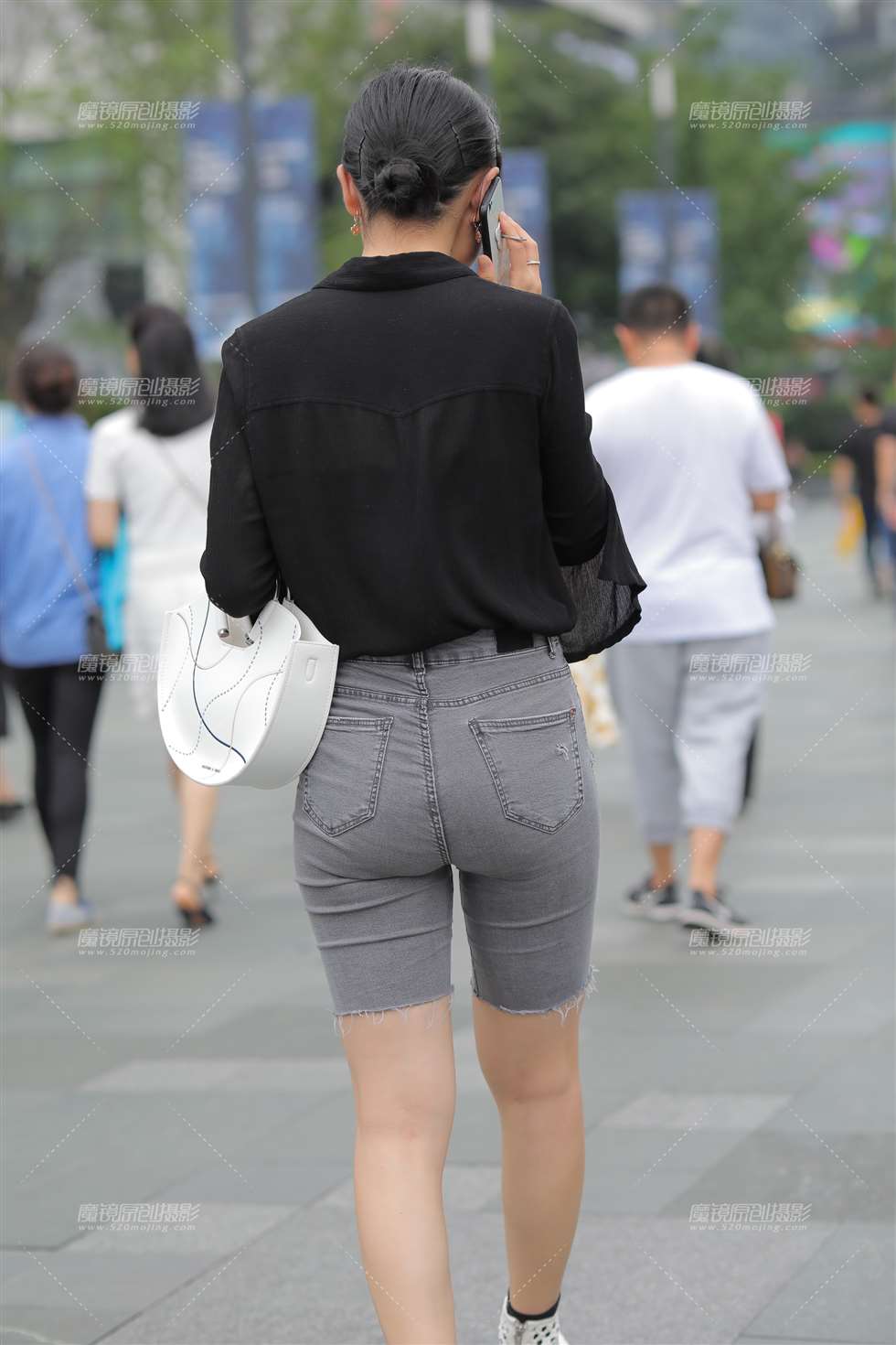 图片[2]-【凯恩赛贴】紧牛短裤-街拍流行馆