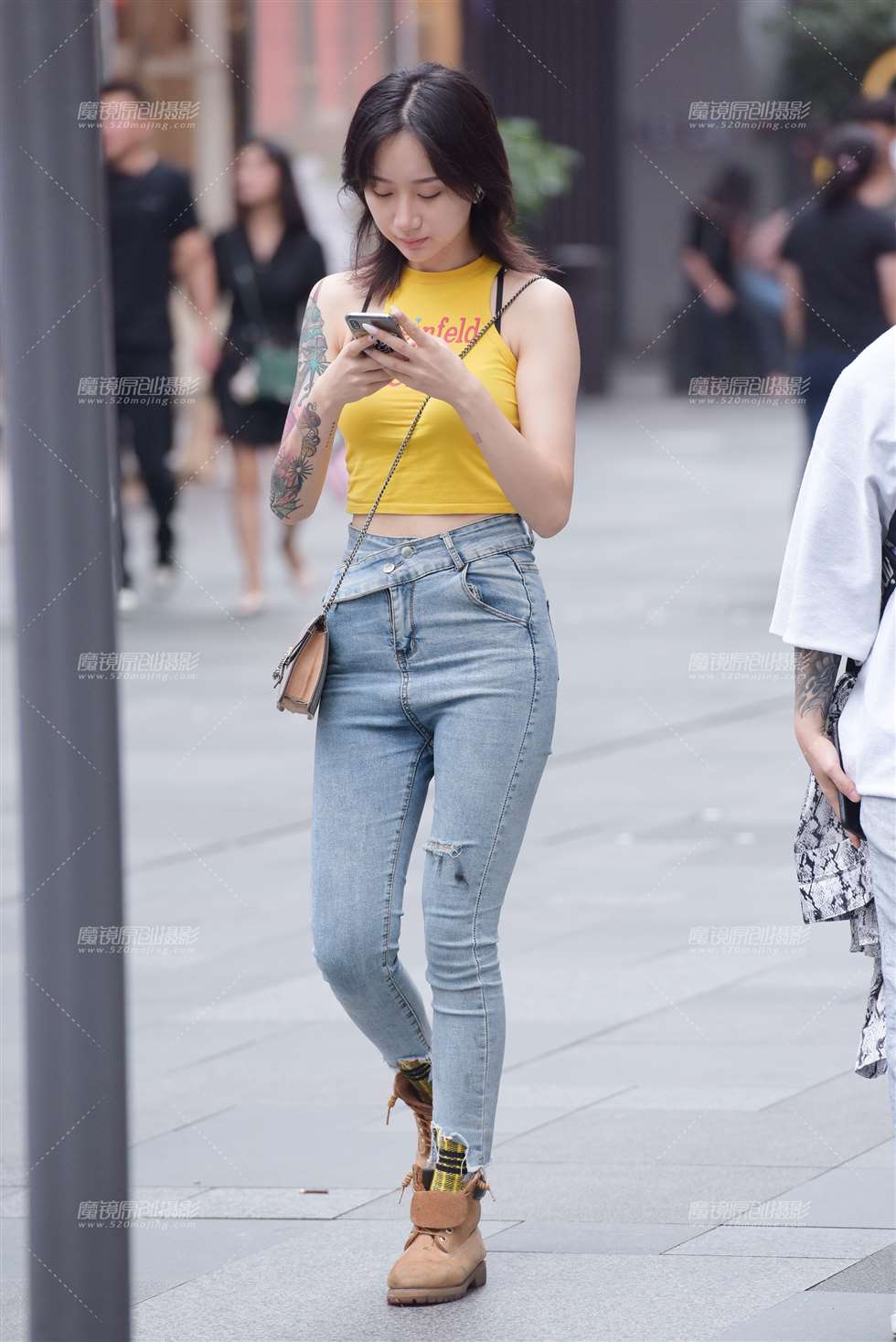 图片[1]-【慕容笙赛贴】清纯-街拍流行馆