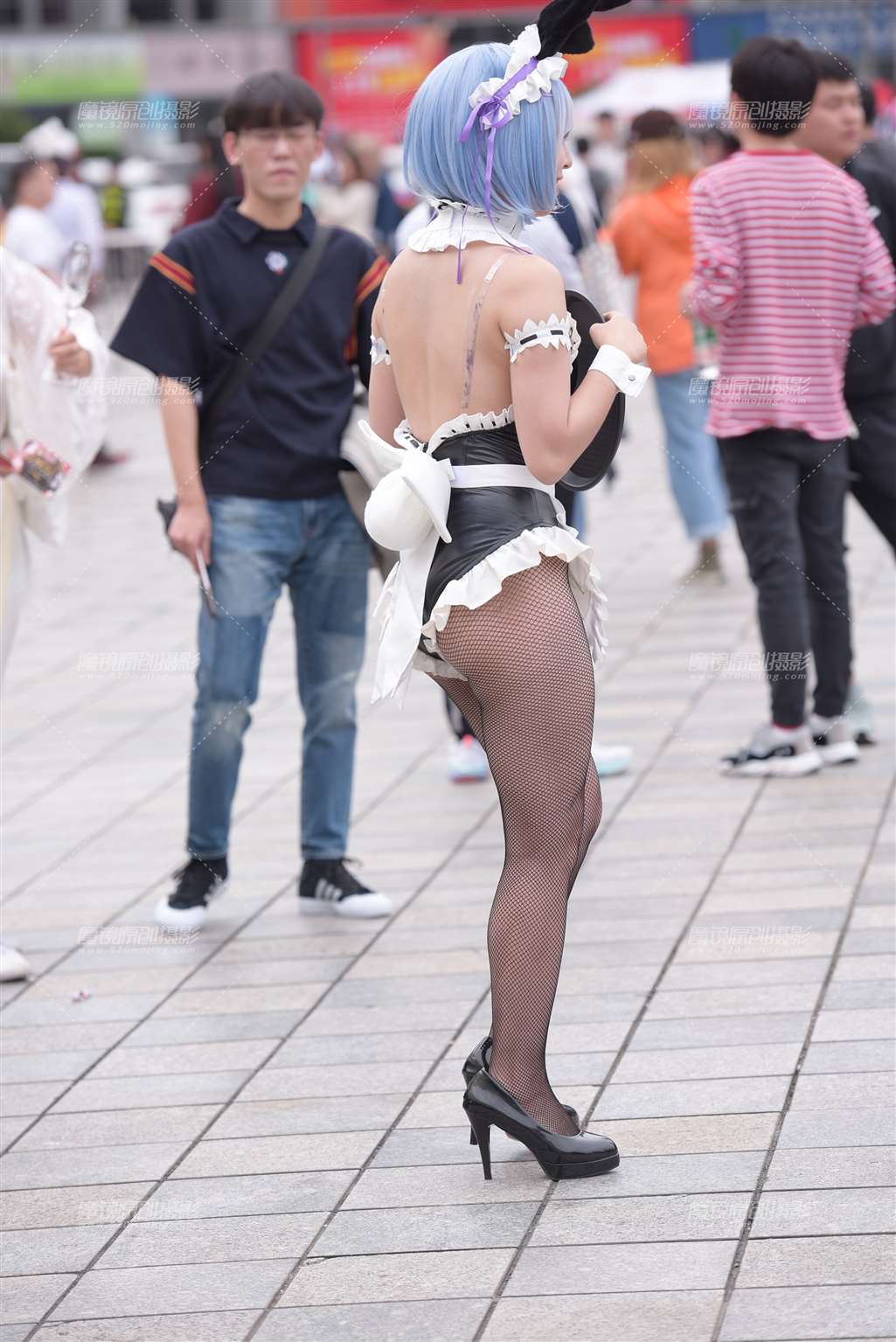图片[4]-【慕容笙赛贴】兔女郎美女-街拍流行馆