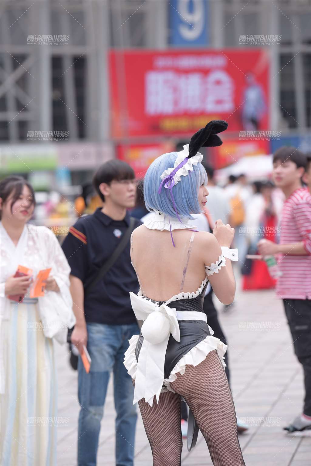 图片[5]-【慕容笙赛贴】兔女郎美女-街拍流行馆