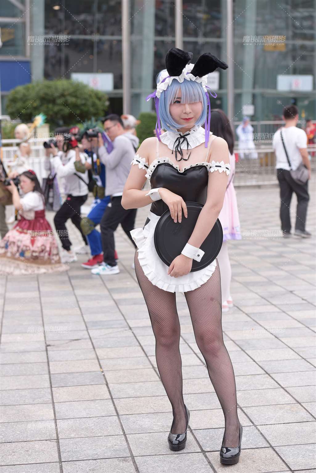 图片[1]-【慕容笙赛贴】兔女郎美女-街拍流行馆
