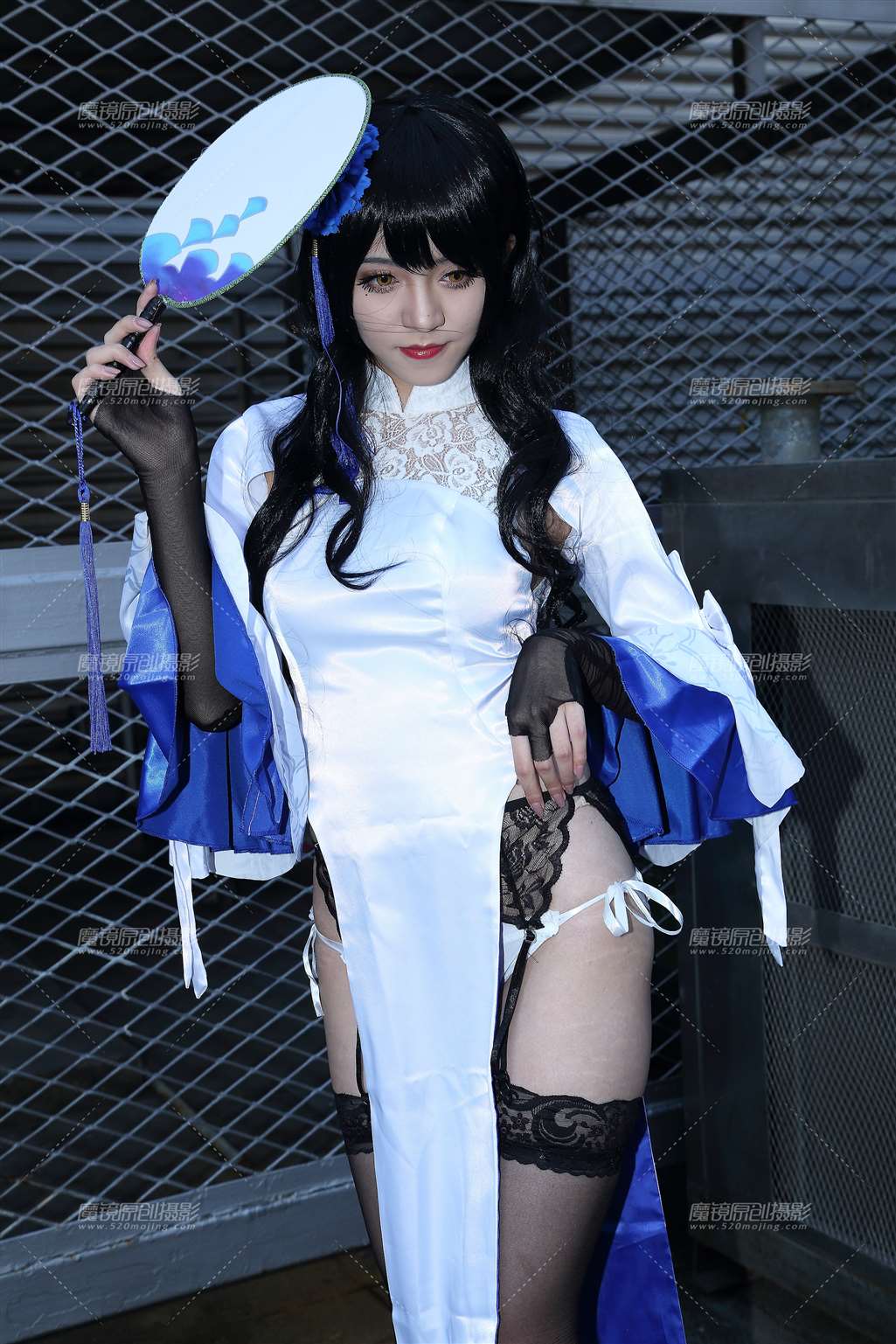 图片[5]-吊带黑丝大长腿Coser-街拍流行馆