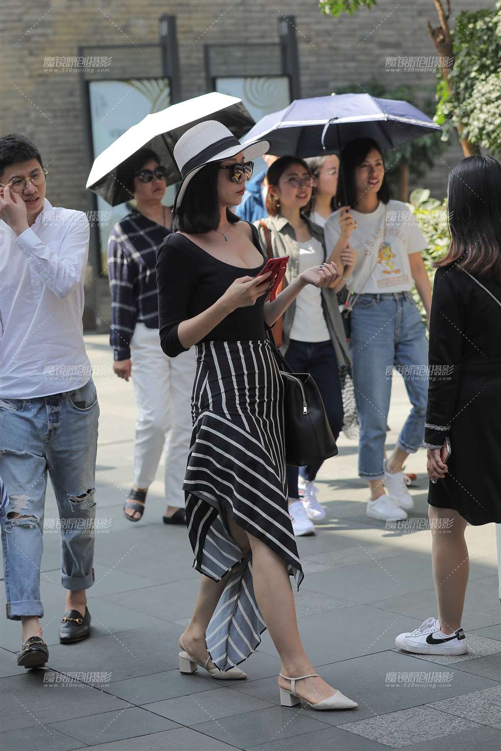 图片[5]-高冷艳丽美女-街拍流行馆