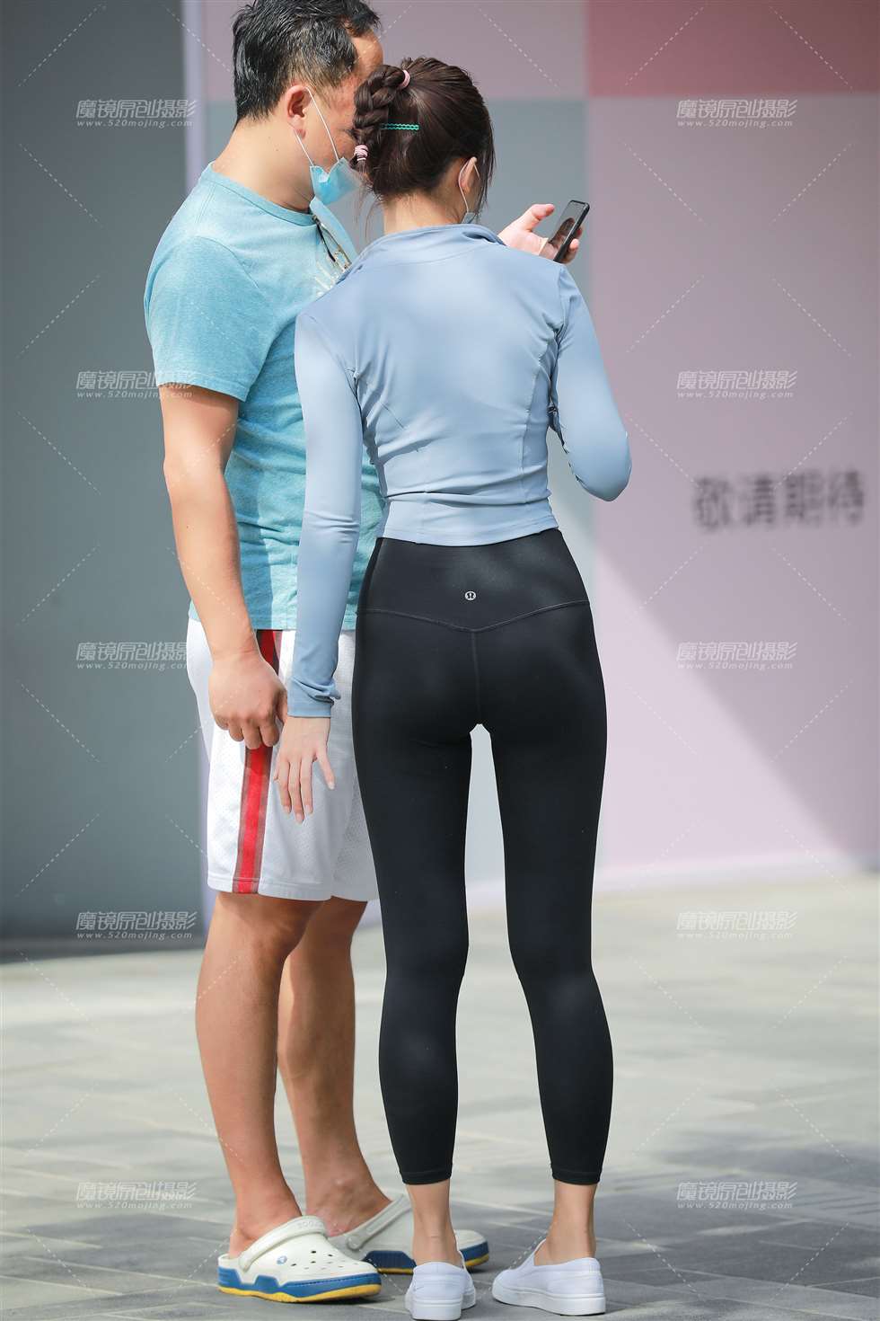 图片[4]-【玻璃赛帖】黑色瑜伽裤女友-街拍流行馆