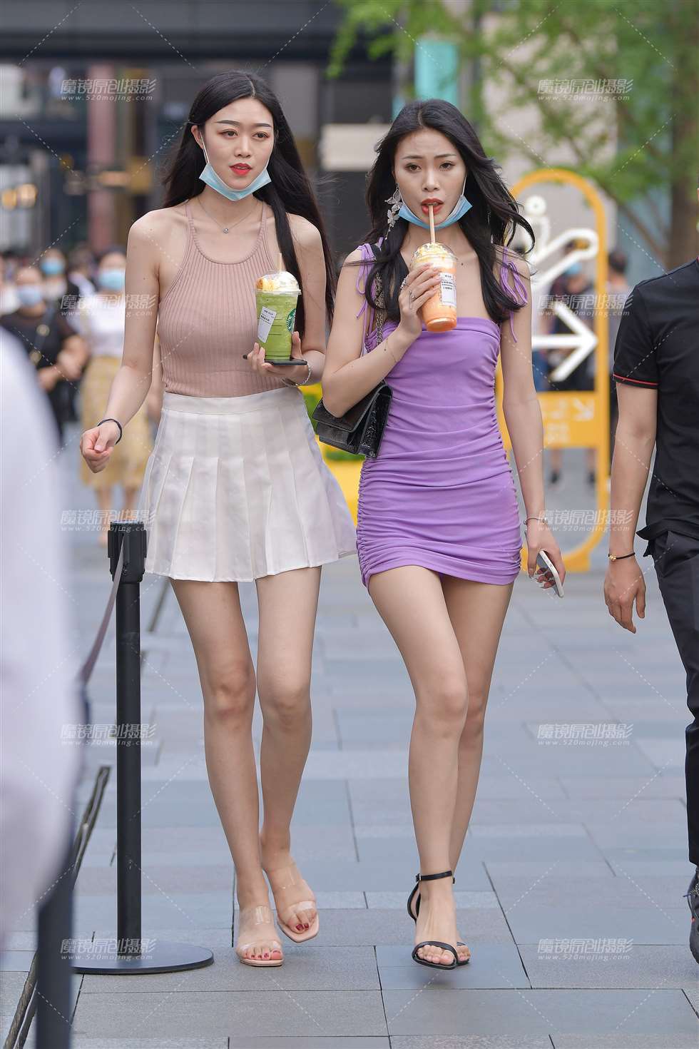图片[1]-【视觉冲击赛贴】美腿包臀裙小姐姐-街拍流行馆