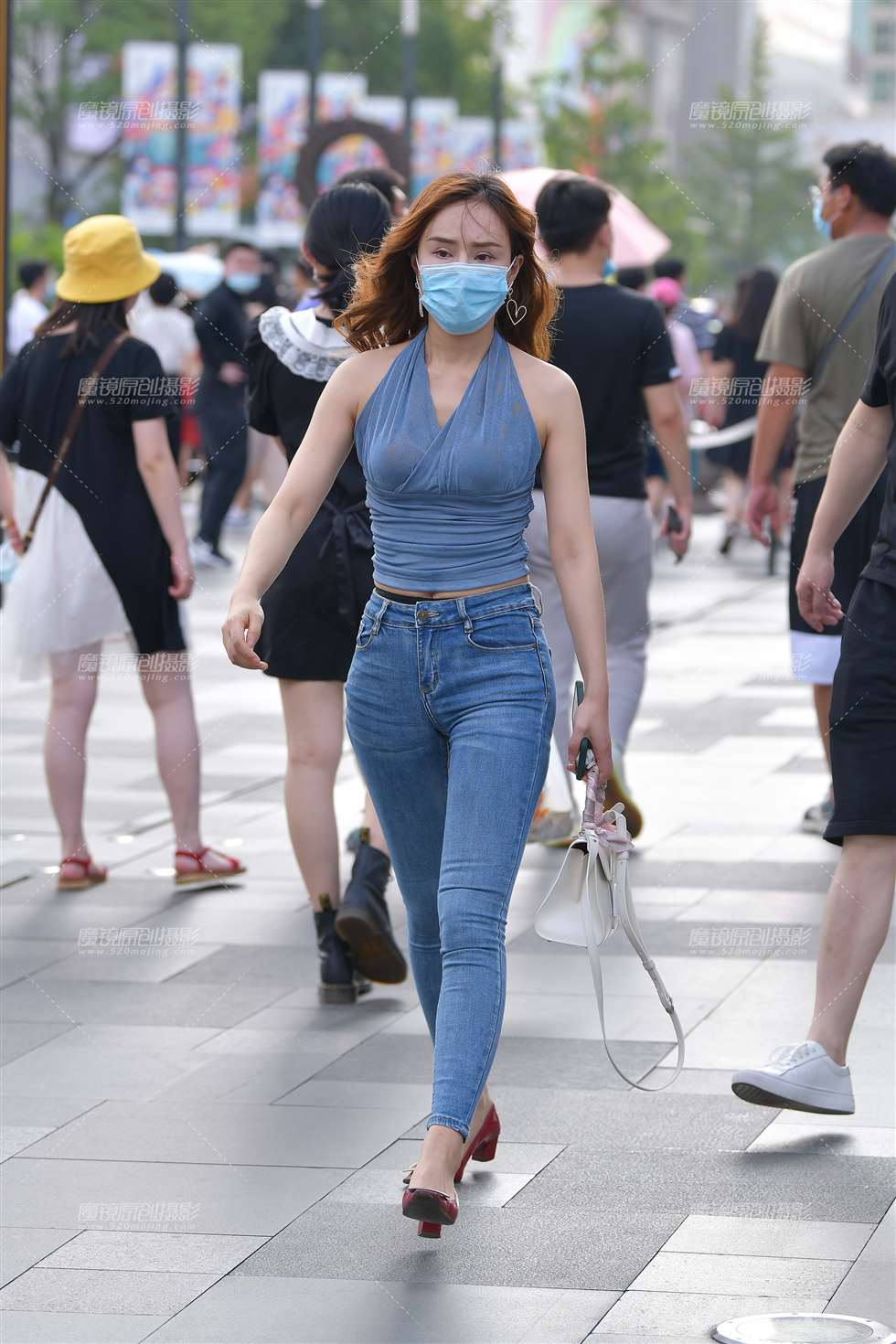图片[1]-【视觉冲击赛贴】摘下口罩~原来如此美丽-街拍流行馆