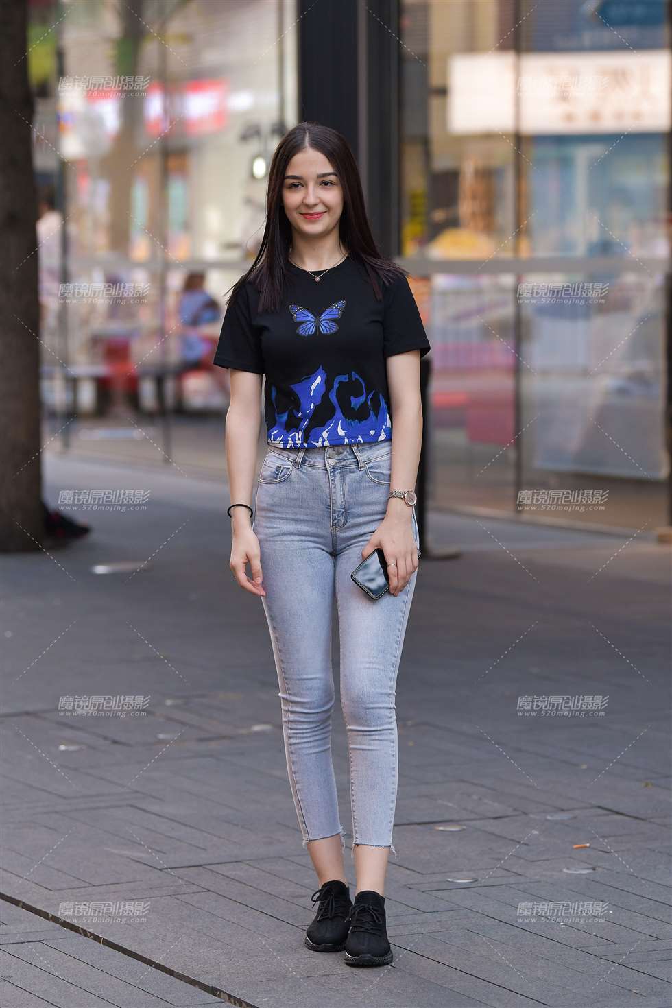 图片[3]-绝色 紧牛 美女-街拍流行馆
