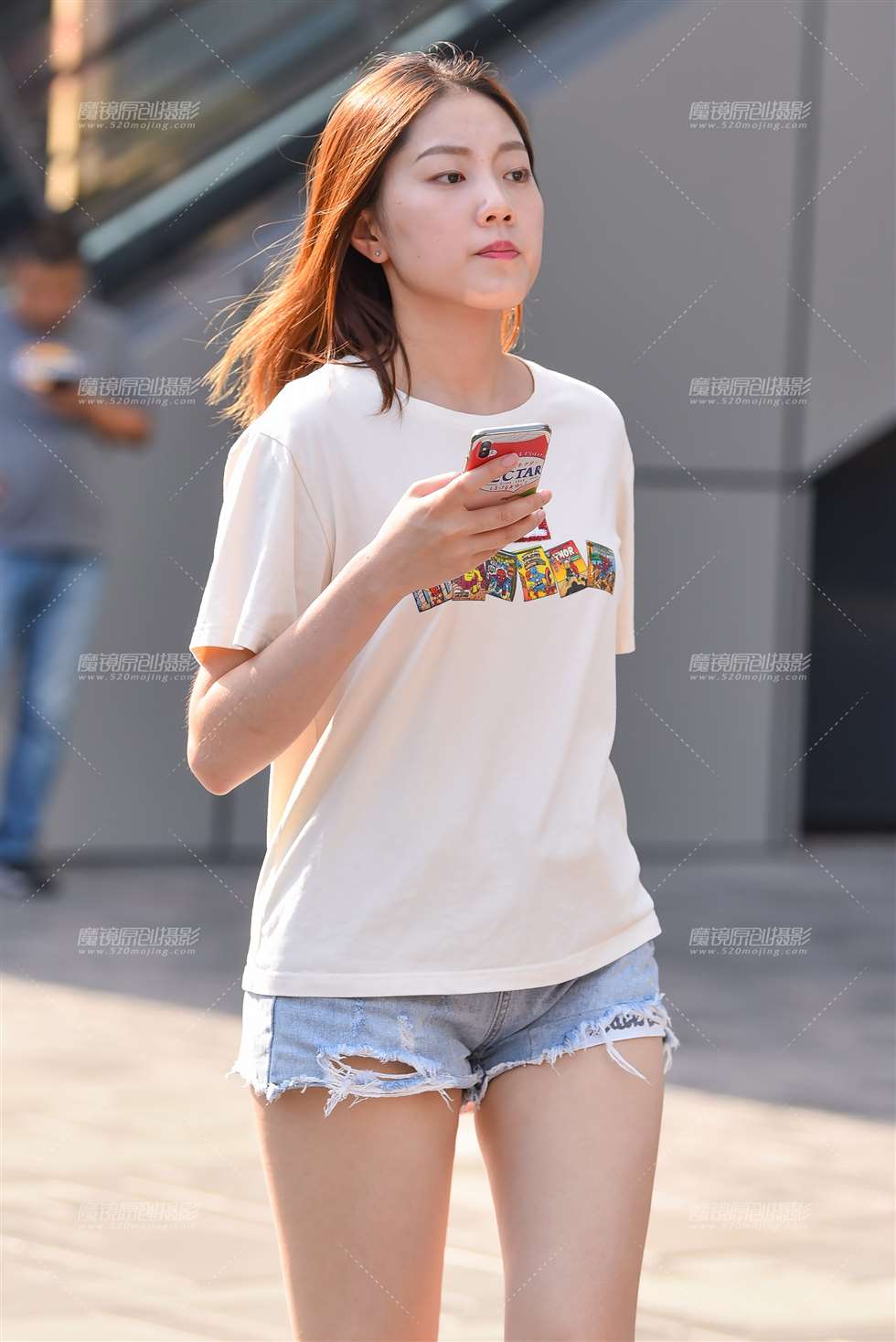图片[1]-【赛德克赛帖】热裤小妹-街拍流行馆