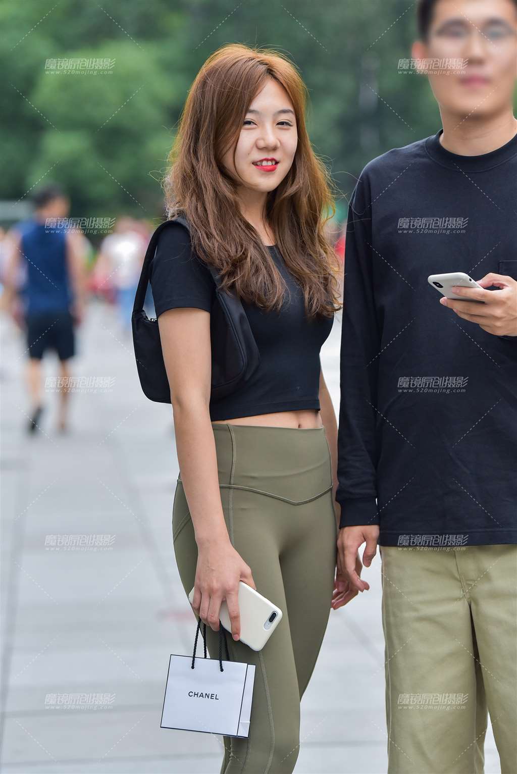 图片[3]-运动健身裤美眉-街拍流行馆