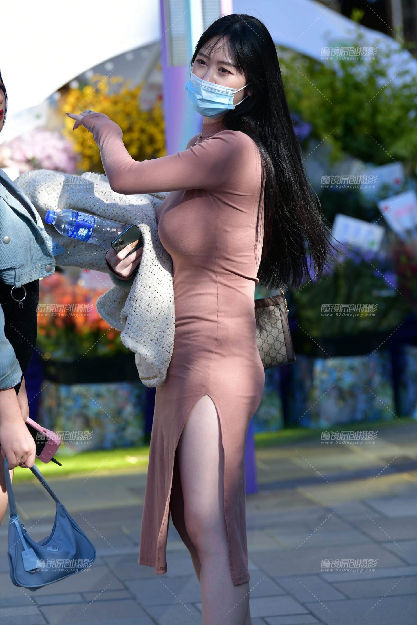 图片[3]-针织裙气质美女-街拍流行馆