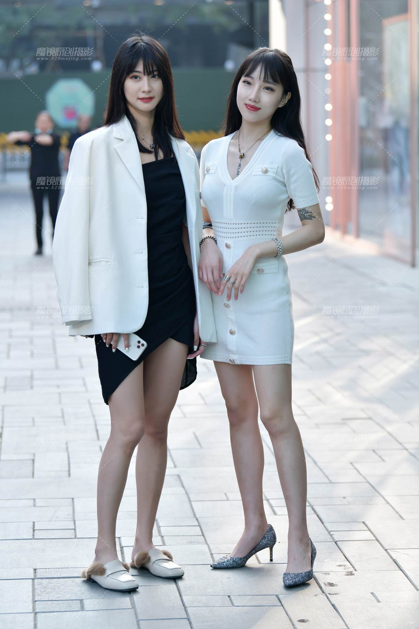 图片[5]-超级漂亮两美女-街拍流行馆