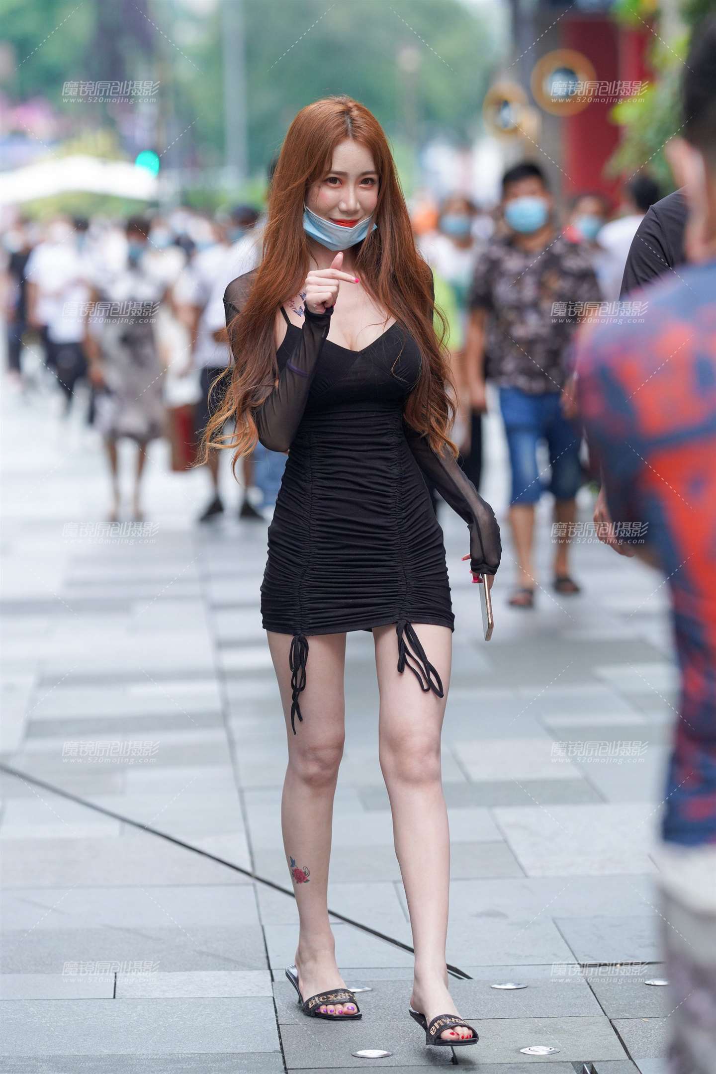 图片[3]-很亲和的白皙美眉-街拍流行馆