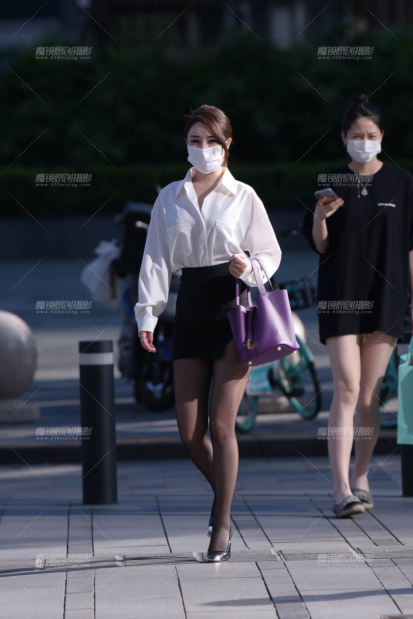 图片[1]-遇见OL黑丝美女-街拍流行馆