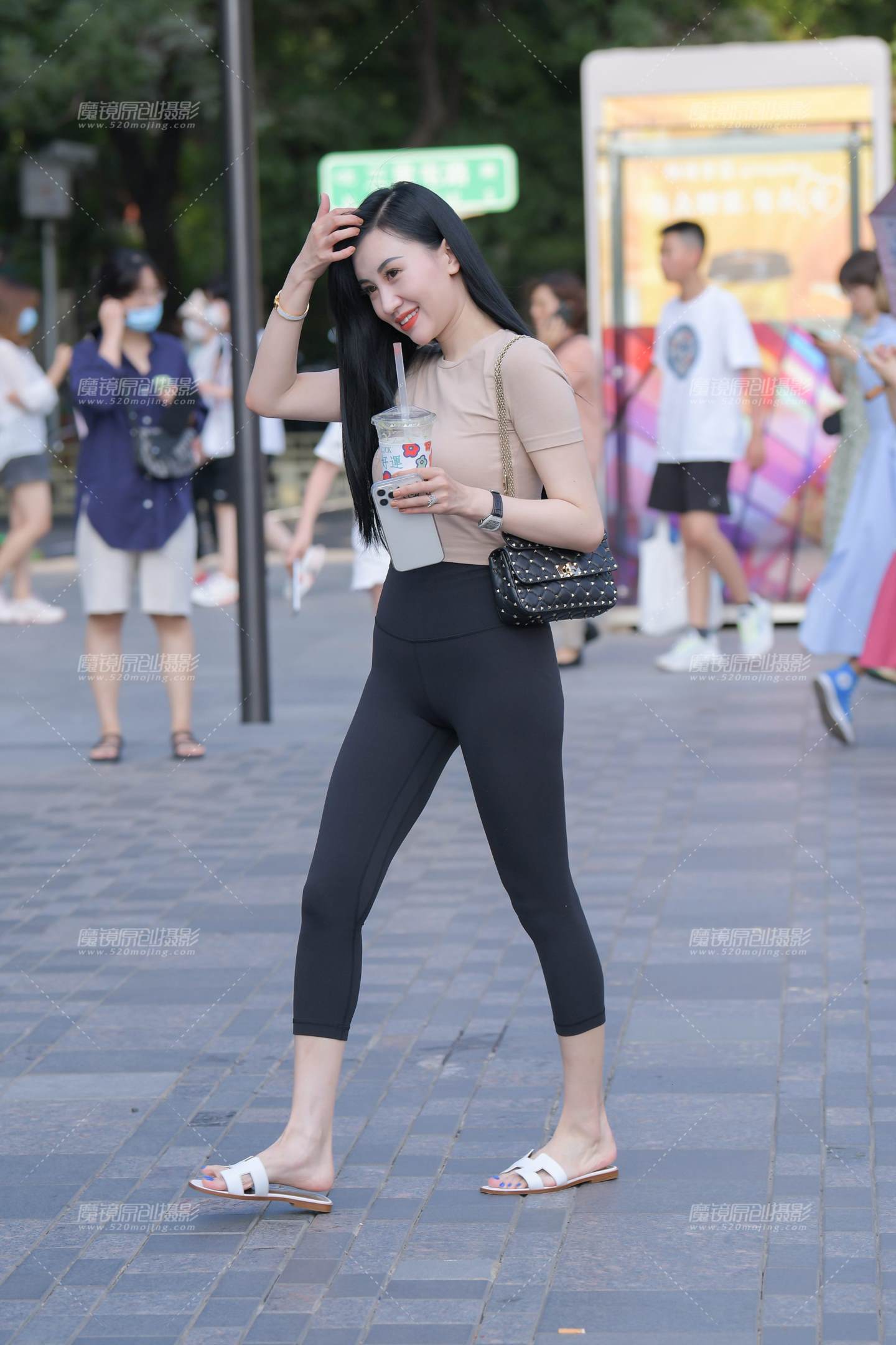 图片[5]-黑色瑜伽裤女士-街拍流行馆