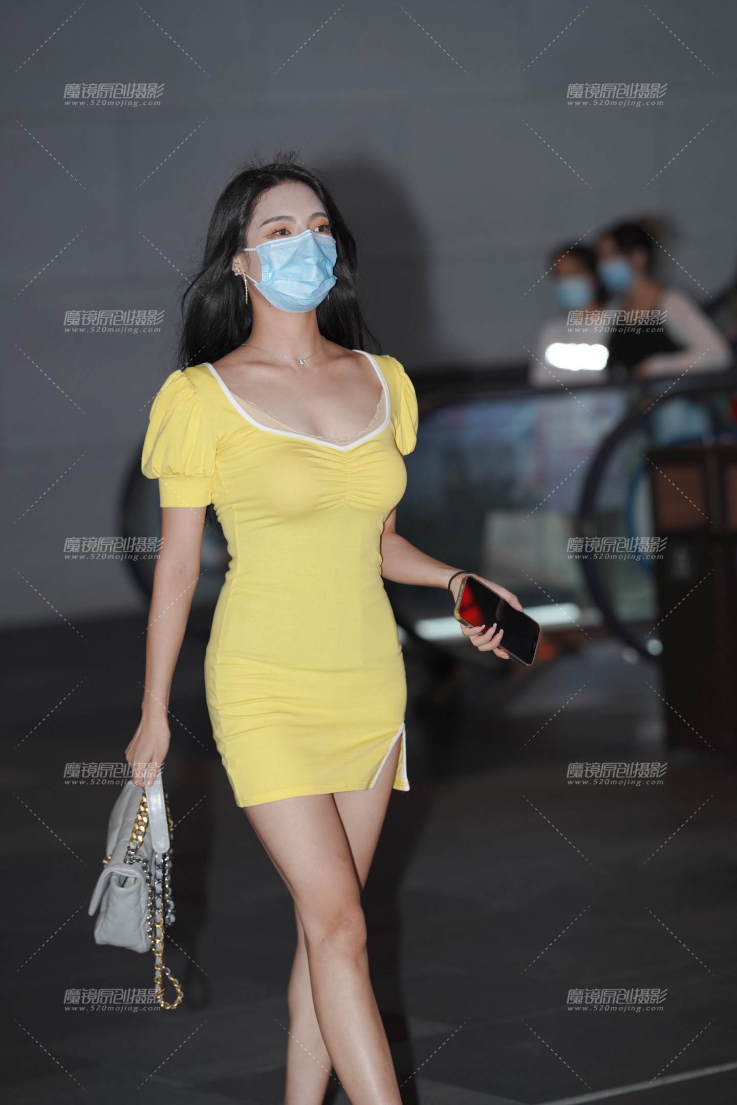 图片[5]-黄裙美女-街拍流行馆