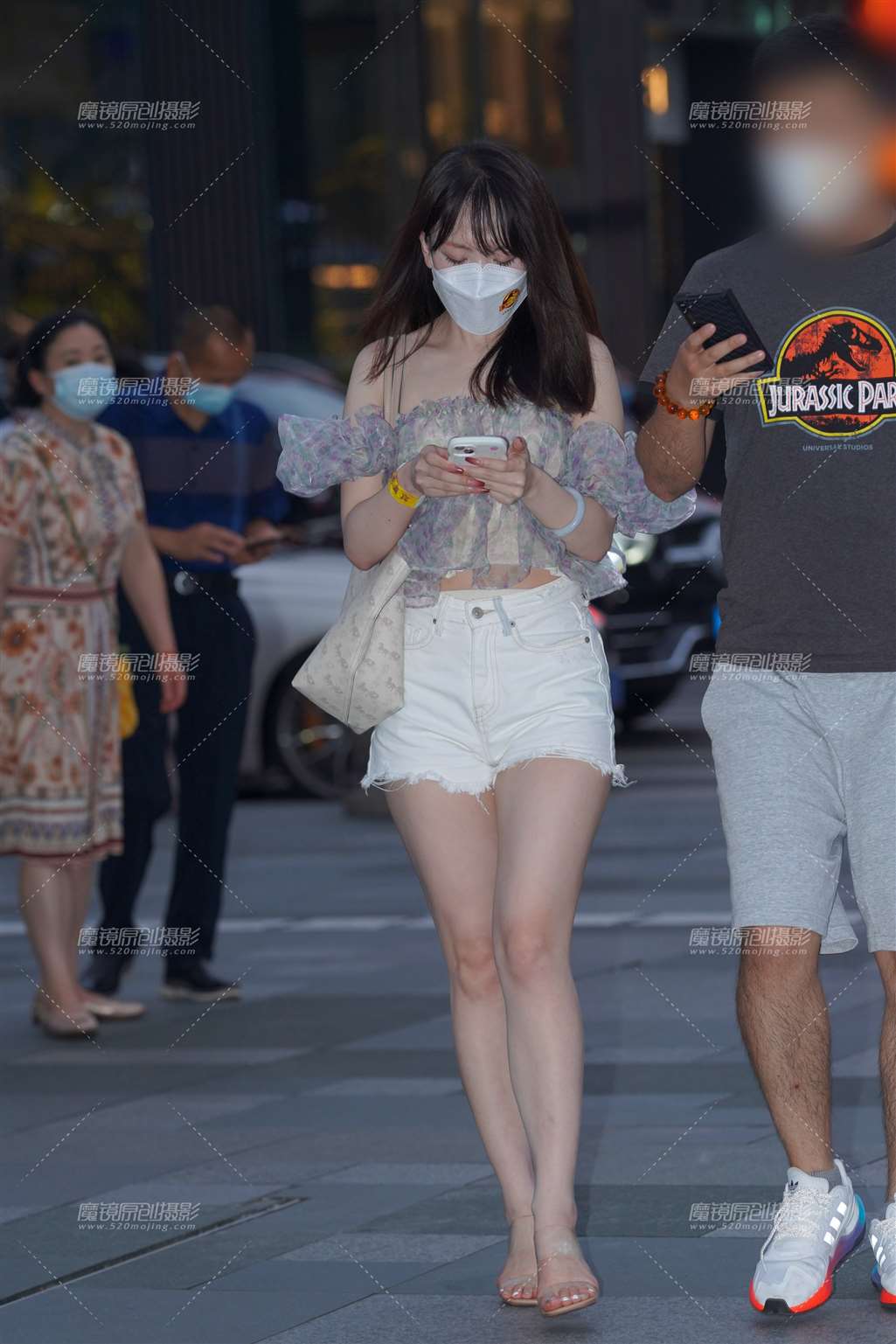 图片[4]-热裤美眉 好白-流行馆