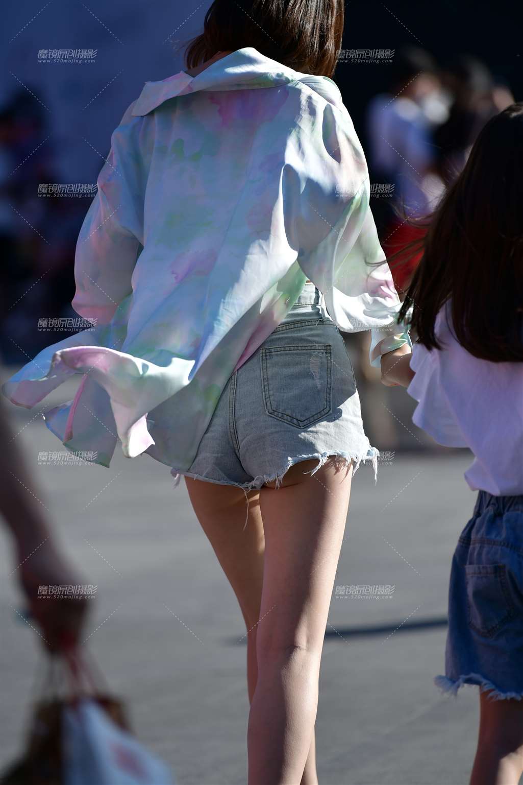 图片[5]-漂亮牛仔热裤美女-流行馆