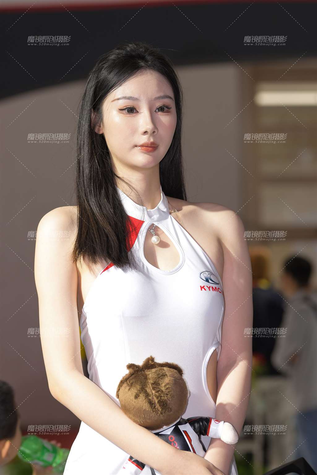 图片[5]-有点冷漠的白裙美女-流行馆